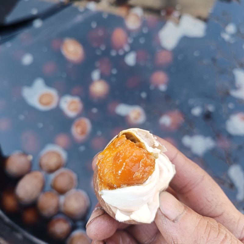 咸鸭蛋，烤鸭蛋