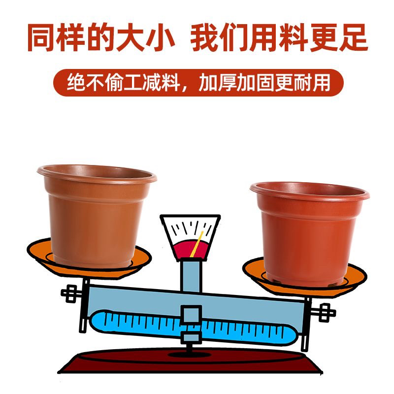 反边盆：厂家直销添加抗老化原料柔韧性强塑胶花盆