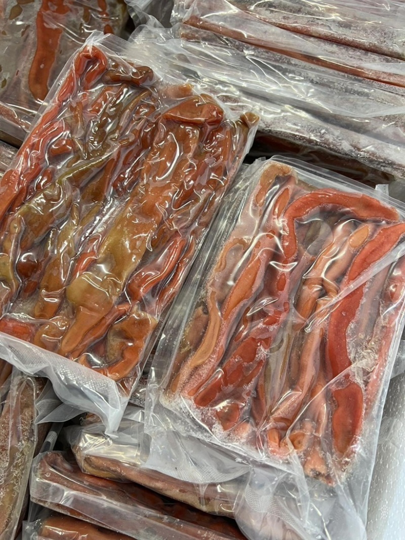 拍下发3袋活冻红海肠200g/袋去头去尾去内脏顺丰包邮