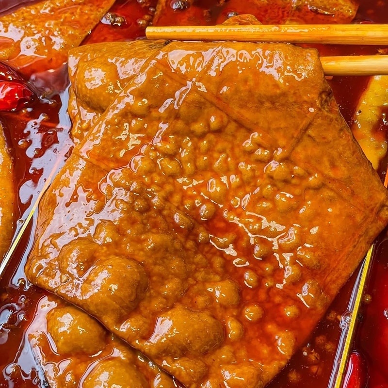 火锅起泡豆干厂家直供软嫩耙糯可供火锅店烧烤店品质保障