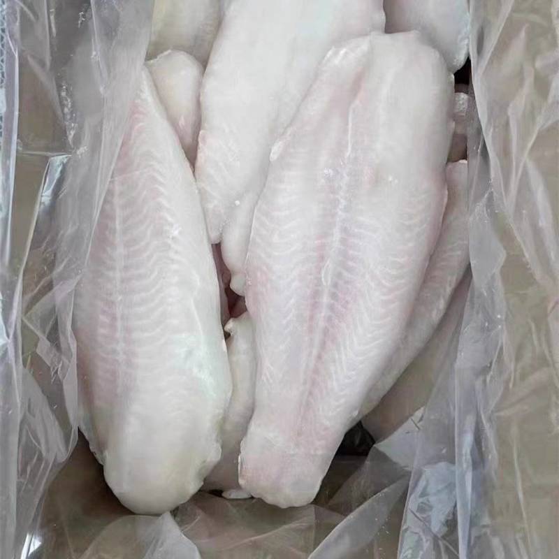 新鲜带皮巴沙鱼柳龙利鱼巴沙鱼片商用20斤龙利鱼片去皮