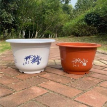 花盆白色红色塑料花盆大号加厚绿植盆栽花盆仿陶瓷厂家直销