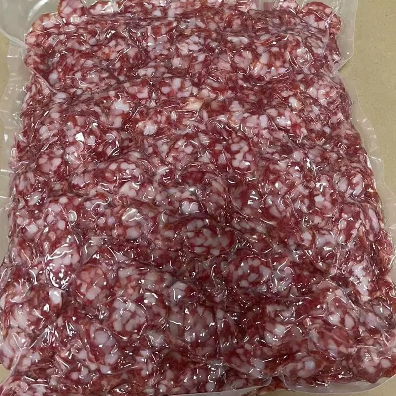 广式切片腊肠工厂发货，免切片费用，直达到你手中！餐饮