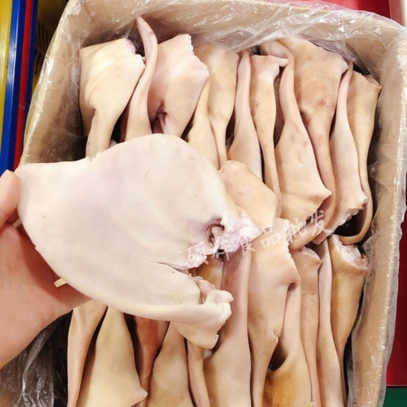 耳朵新鲜冷冻猪耳朵大根耳朵生耳朵净重10斤15片左右