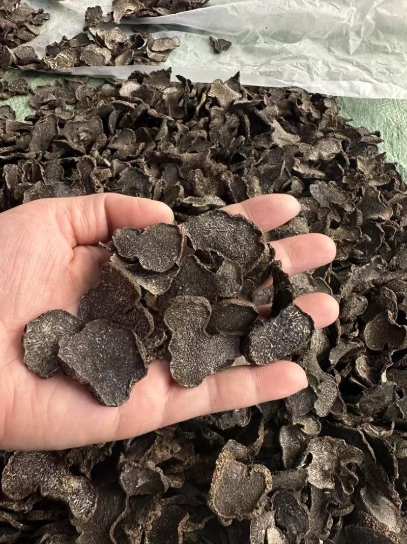 云南黑松露猪拱菌黑松露干片酒店食材直供500克