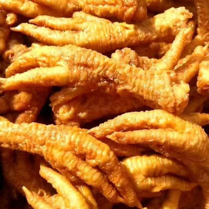 虎皮油炸鸡爪量大从优可定制冷藏物流代发全国
