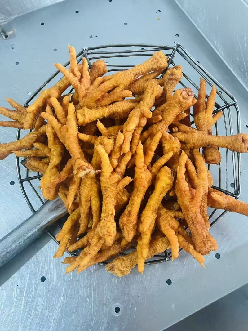 虎皮油炸鸡爪量大从优可定制冷藏物流代发全国
