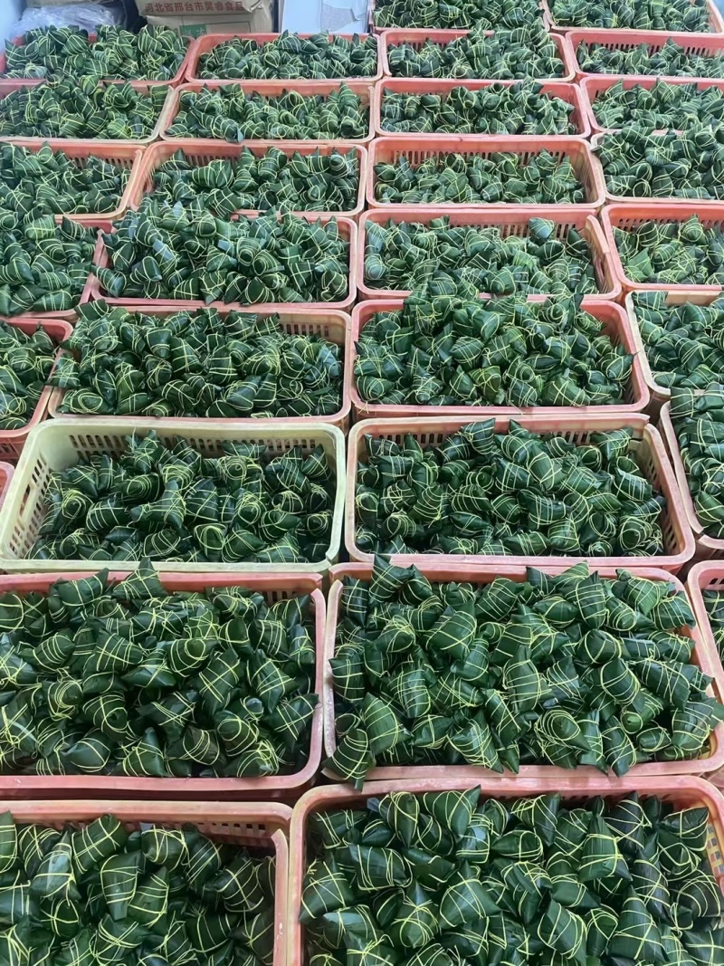 嘉兴粽子源头厂家直销鲜肉粽真空包装量大从优