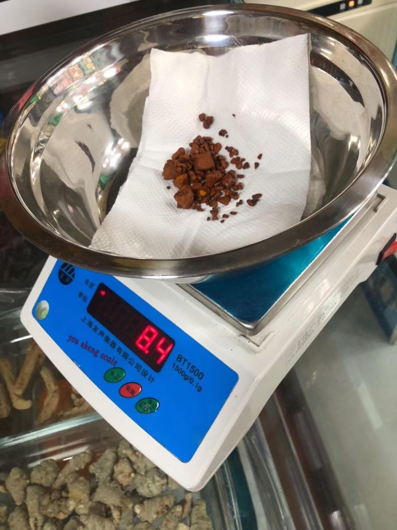 天然牛黄：屠宰场供应