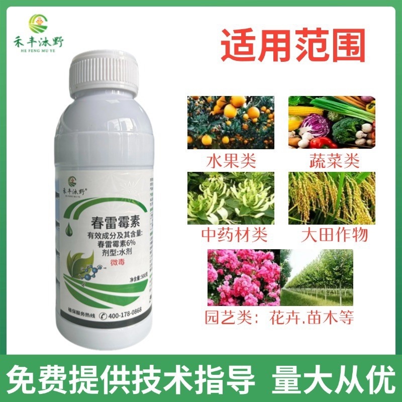 6%春雷霉素软腐病角斑病稻瘟病细菌性病害专用
