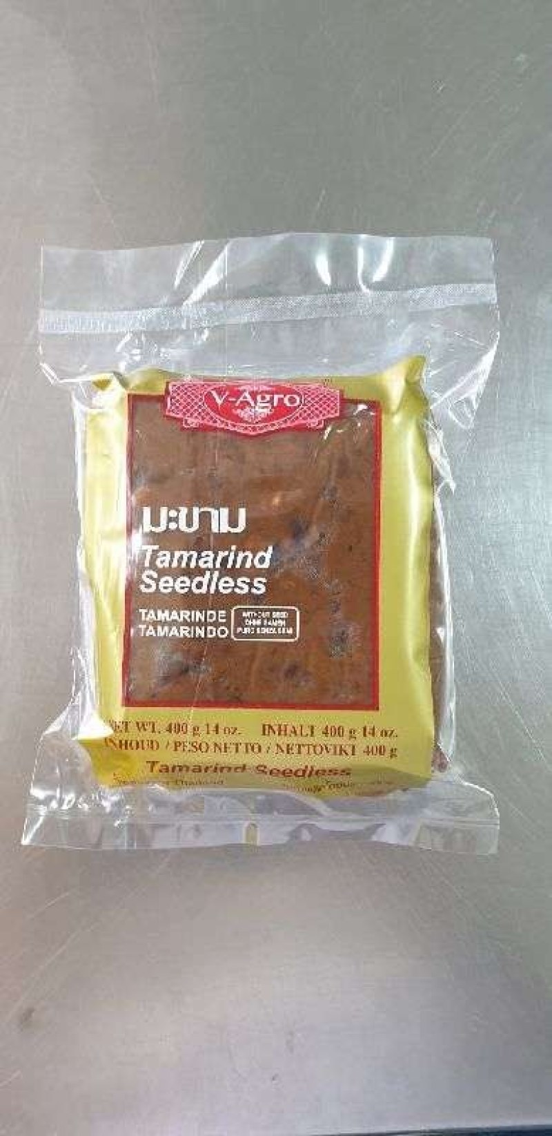 泰国原包装酸角酱，包装规格有三种规格400克，5公斤