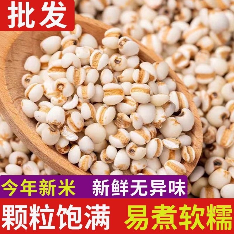 薏米仁新货贵州大薏仁米豆浆赤豆红豆五谷杂粮批发