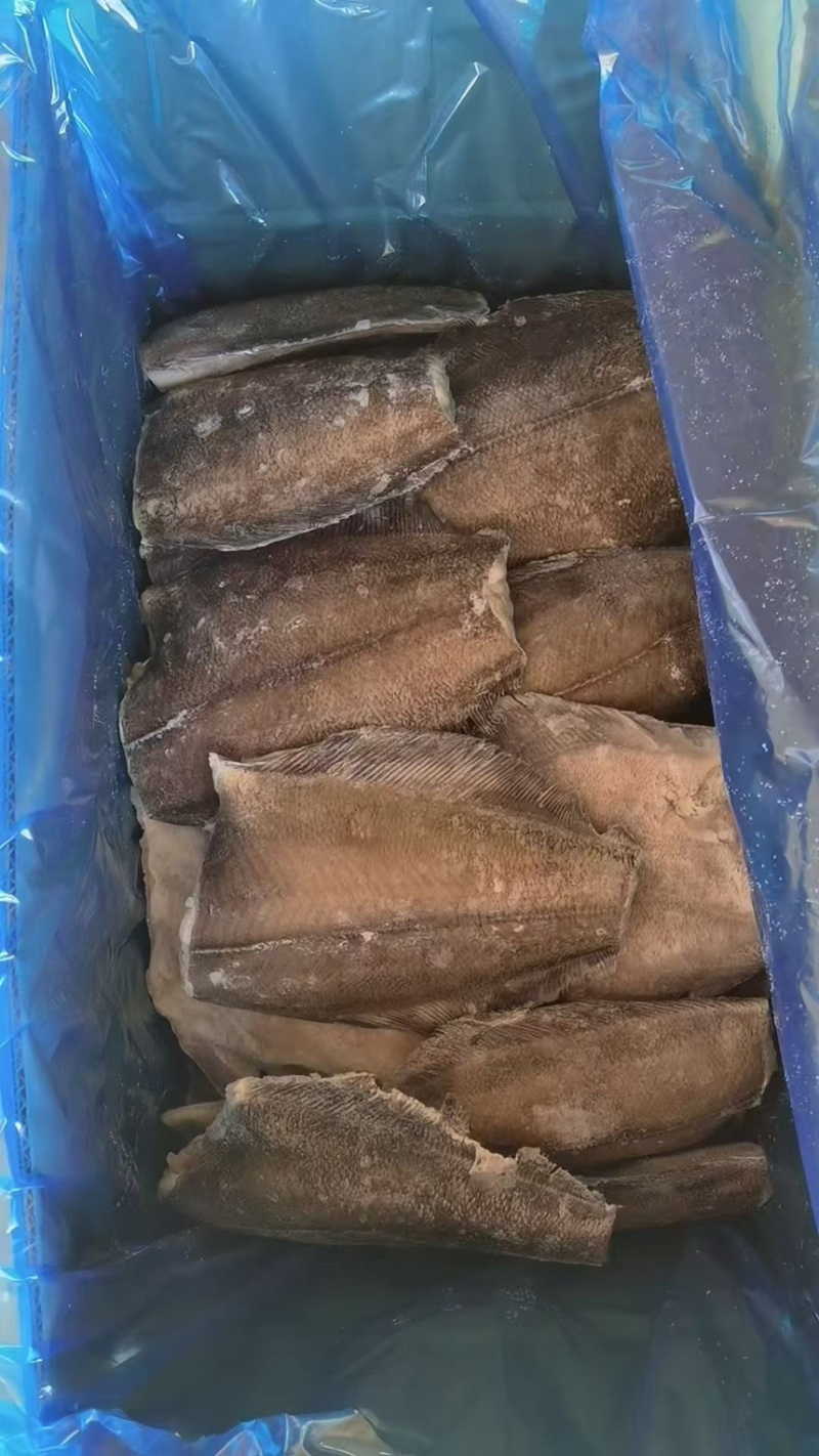 箭齿鲽鱼身，去头去尾。