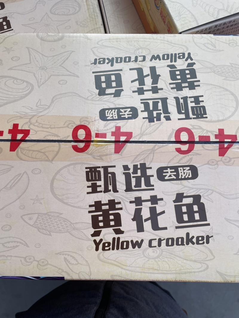 开膛去脏小黄鱼，规格齐全，饭店食材好搭档