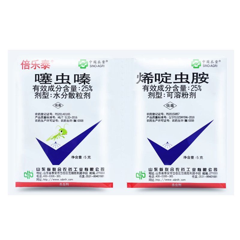 山东联合-25%噻虫嗪+25%烯啶虫胺防治小麦蚜虫