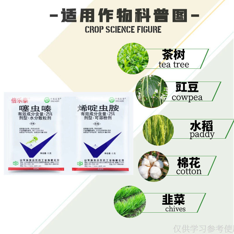 山东联合-25%噻虫嗪+25%烯啶虫胺防治小麦蚜虫