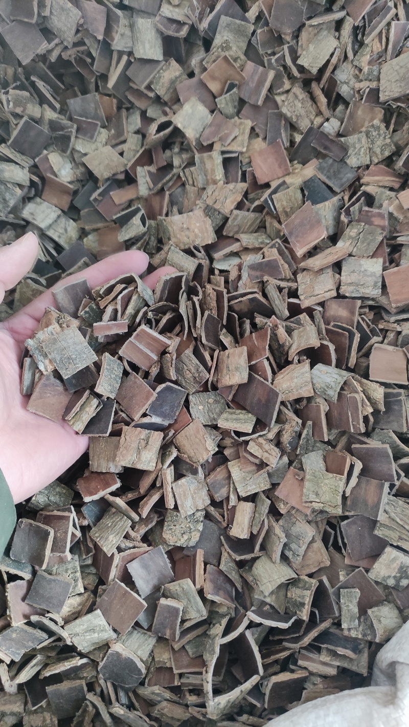 杜仲块，天然无硫，磨皮杜仲四川老树皮切块，规格齐全