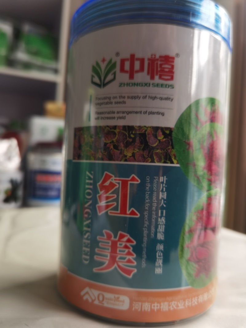 中禧大圆叶苋菜种子青苋菜种子口感甜脆中心红褐色颜色亮
