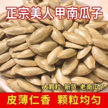 新疆美人甲南瓜子椒盐南瓜子零售批发坚果炒货