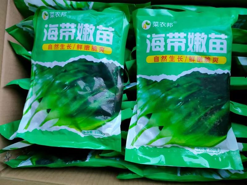菜农邦海带苗，无盐干净海带嫩苗350克×20包/箱