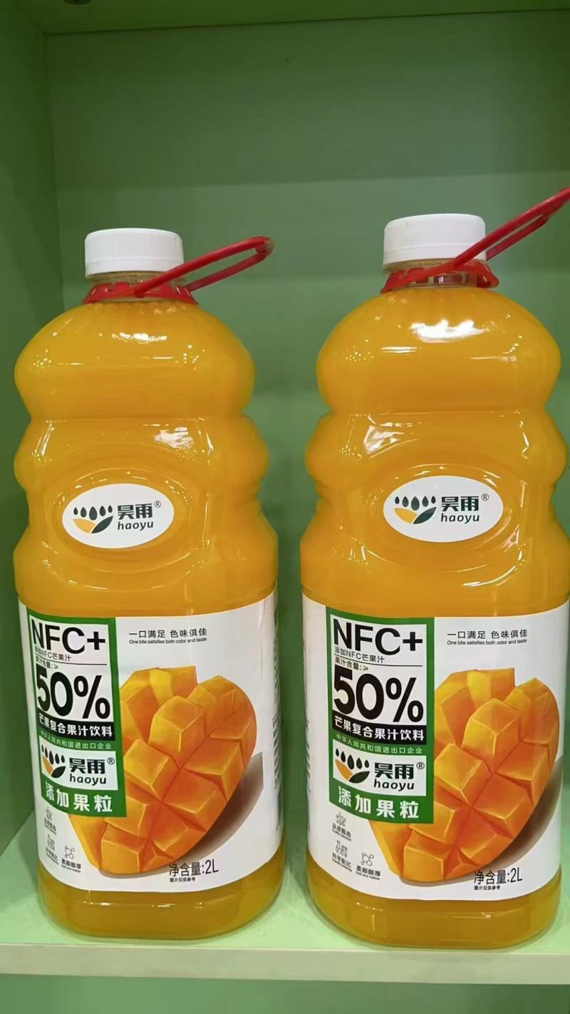 昊雨50%NFC果汁，规格2升6瓶装