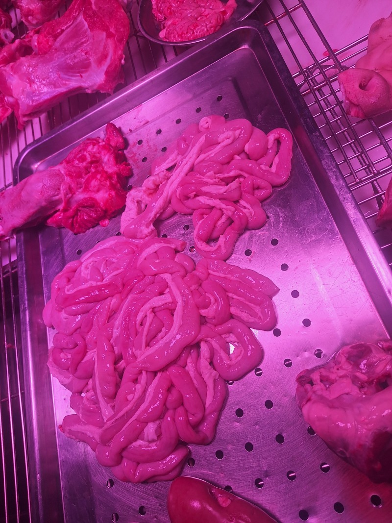 猪脸带肉。