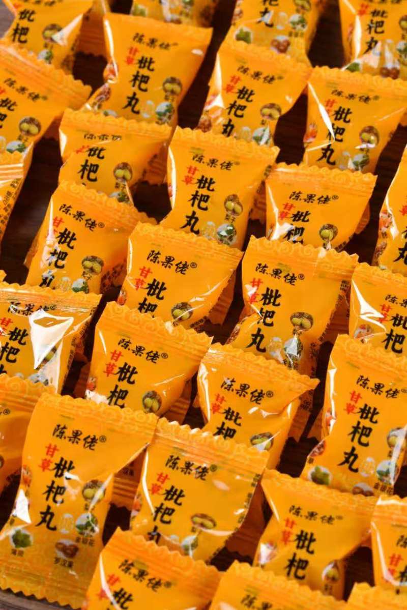 枇杷糖梨膏糖润喉糖清凉糖甘草枇杷糖休闲零食