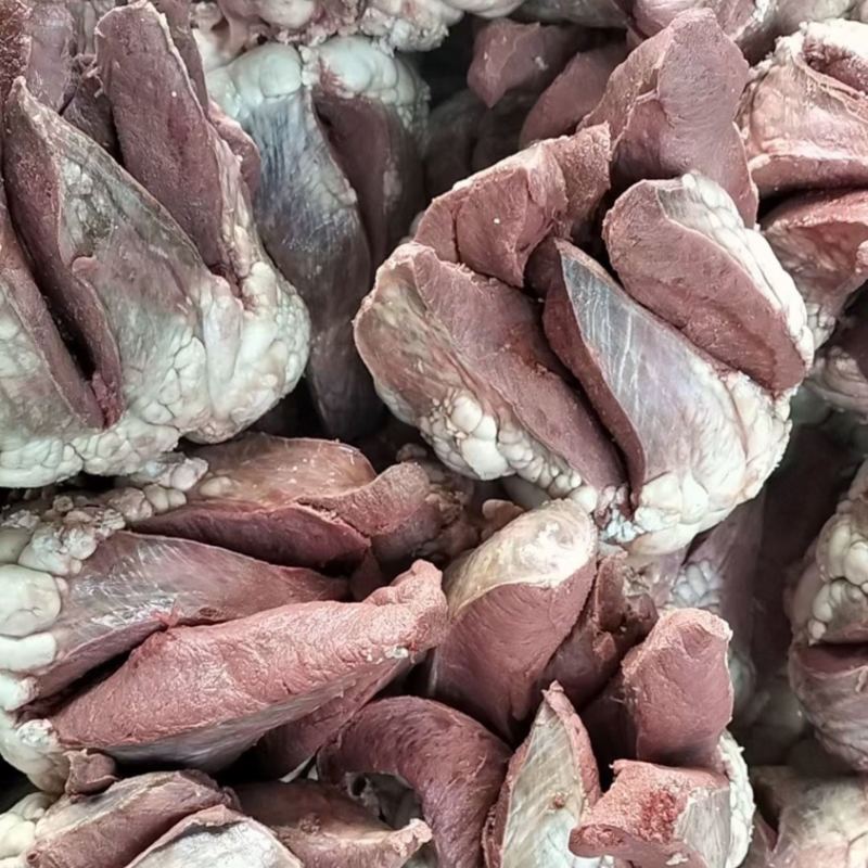 去油熟牛心，全去油，精修，全熟，新鲜牛心，可定制