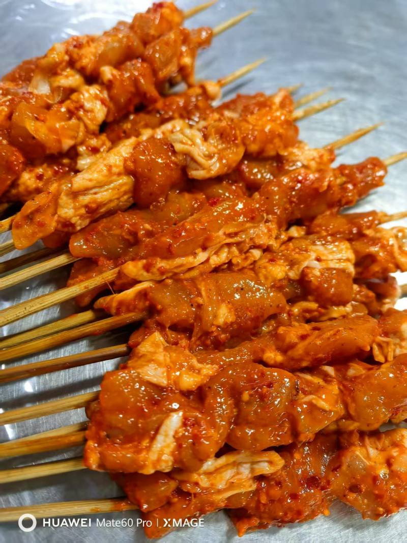 董大真重庆火鸡串烧烤重庆火鸡串烧烤鸡腿肉串