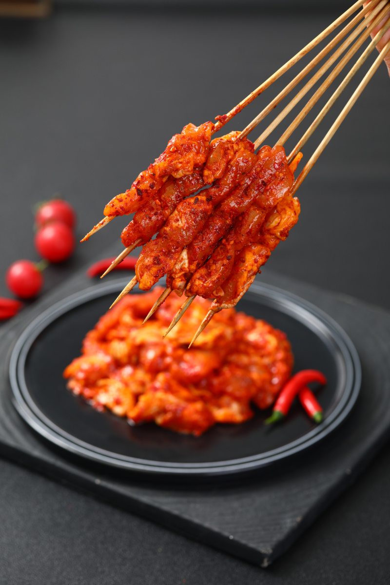董大真重庆火鸡串烧烤重庆火鸡串烧烤鸡腿肉串
