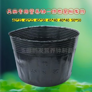 天麻种植营养钵，45*30营养杯，加厚防老化塑料营养桶