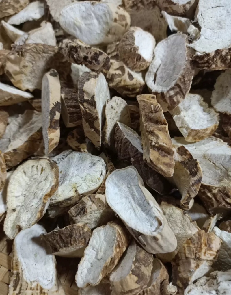 黑皮牛大力干片自然晒干85一斤20斤起批