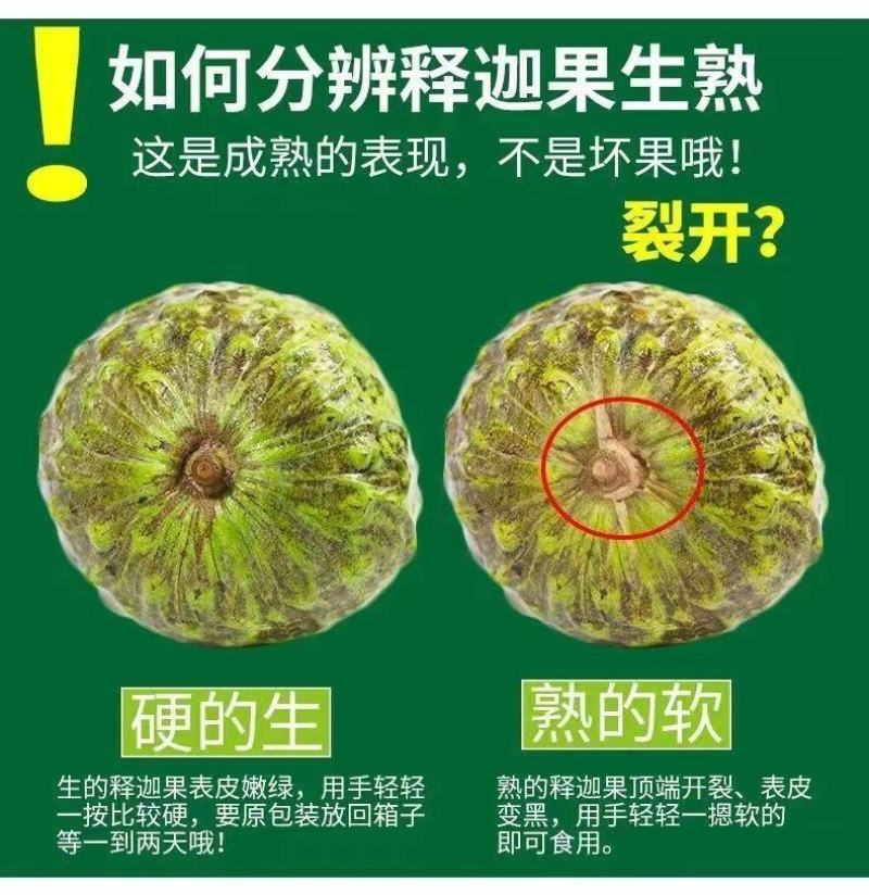 顺丰空运凤梨释迦果释迦果一件代发礼盒装释迦果