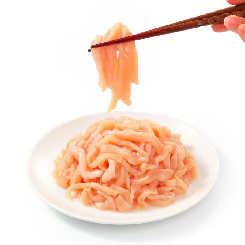圣农冰鲜鸡胸肉丝原切鸡胸肉丝5mm分割品搭配厂家直发