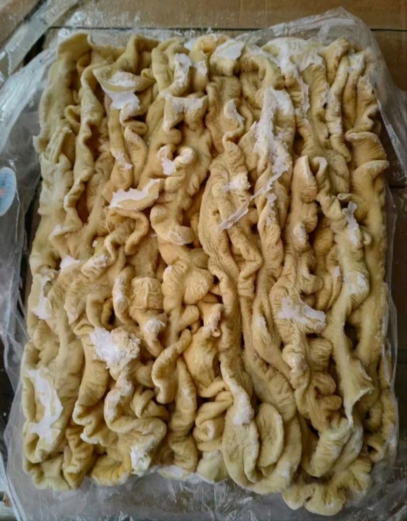 预煮肥肠10%的油和百分之20%带油干货