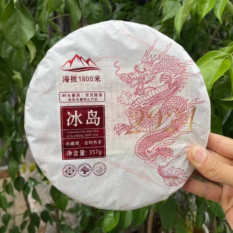 冰岛熟茶饼-2024年