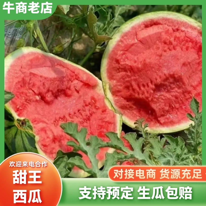 陕西甜王西瓜，现大量上市，品质保证规格齐全，欢迎咨询