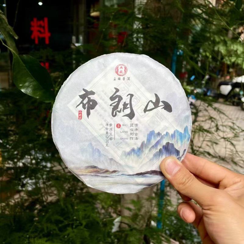 2023年头春古树茶，后期压制成饼