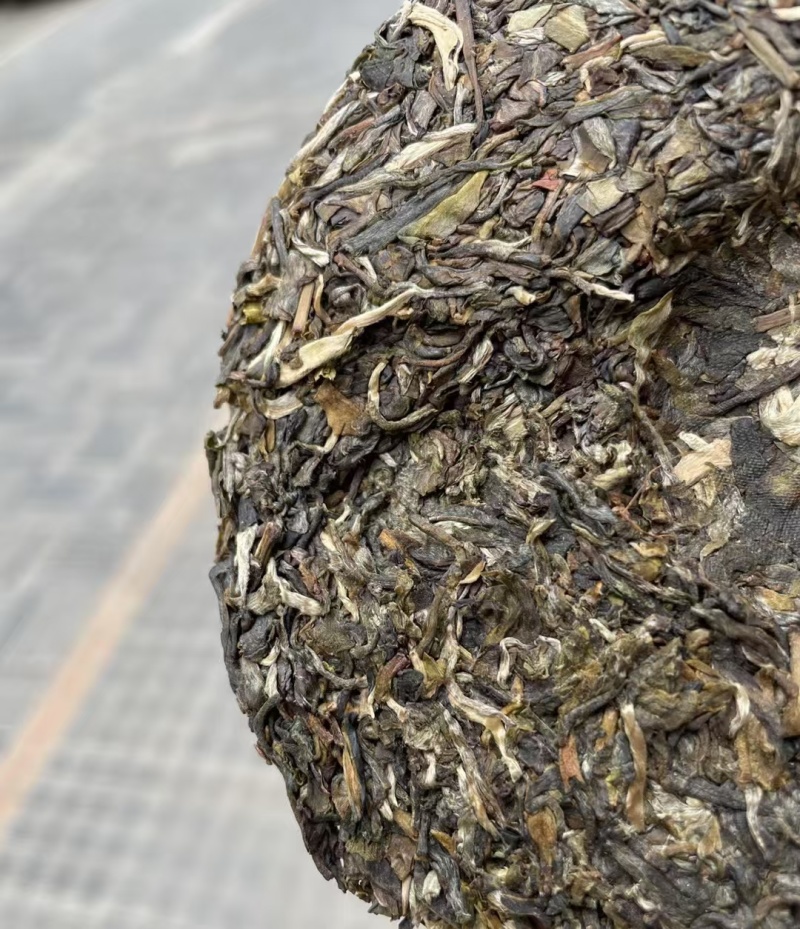 2023年头春古树茶，后期压制成饼