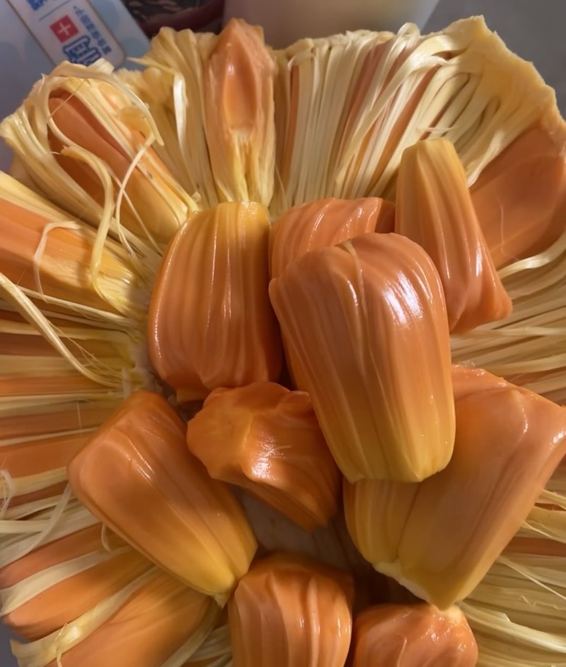 印度尼西亚菠萝蜜红肉菠萝蜜拨好的果肉，一手货源，品质保证