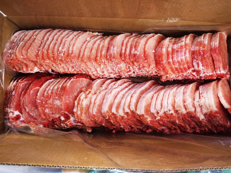 精品猪大排片品质保证可视频看货对接全国市场商超
