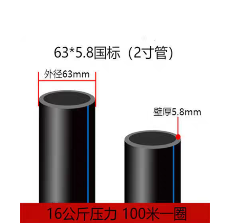 大棚配件设施大棚主水管焕发节水牌塑料材质