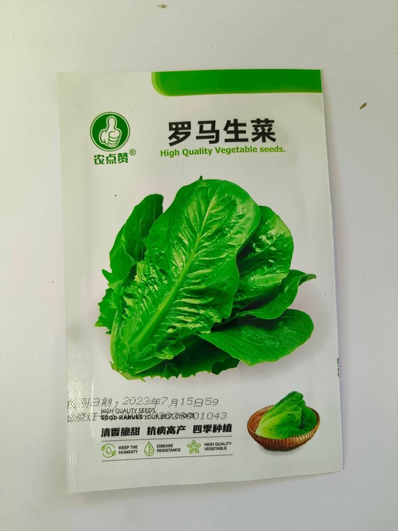 生菜种子-纤维少口感脆嫩微甜营养丰富高产稳产