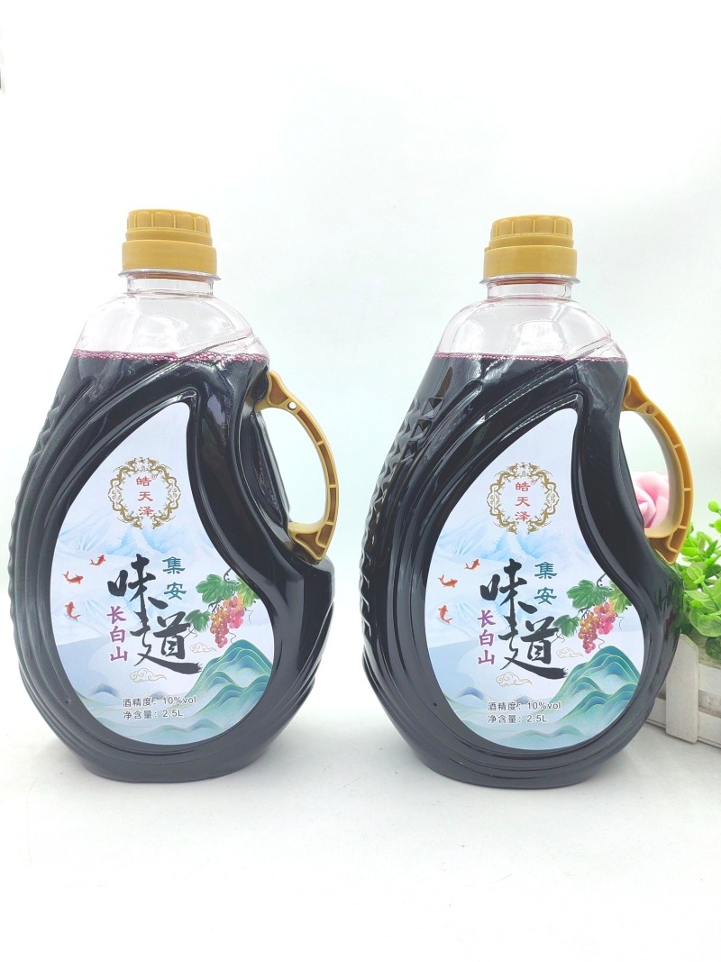 集安味道葡萄酒（水滴桶）2.5L酒精度10度