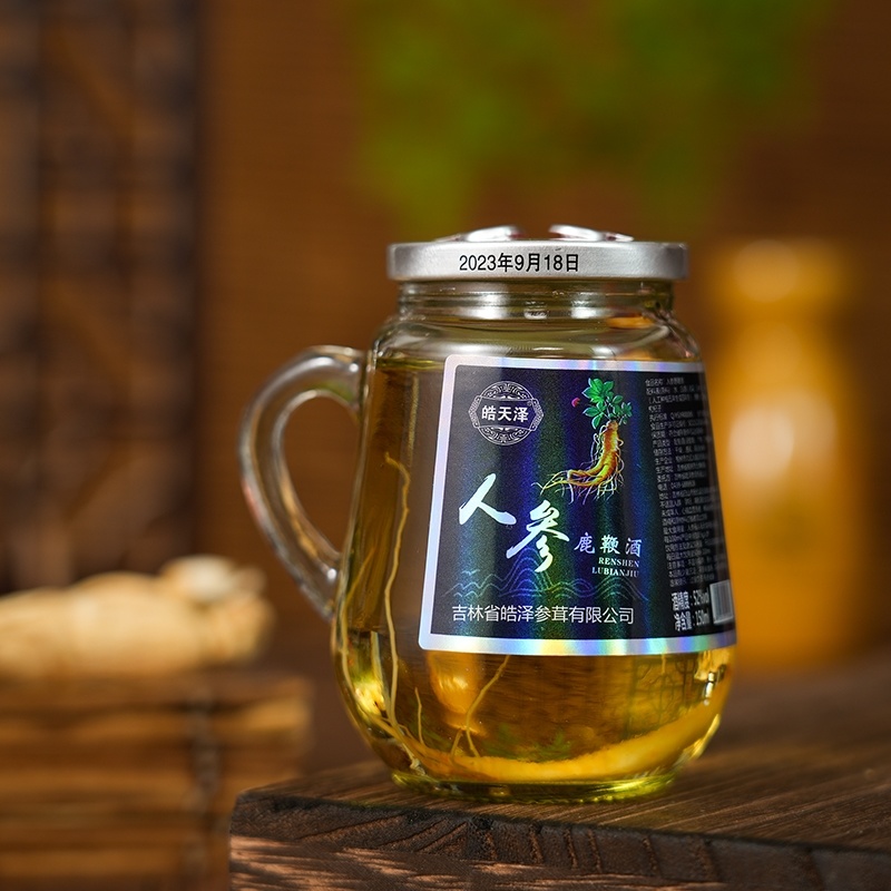 人参鹿鞭酒一瓶150毫升12瓶一箱52度高粱