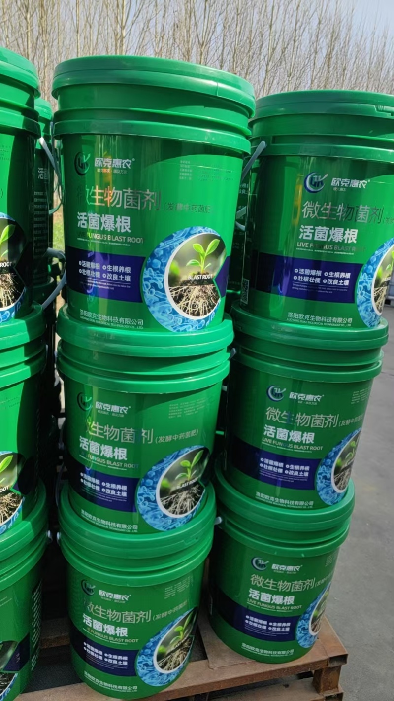 活菌爆根发酵中药菌肥生根养根壮根改良土壤瓜果蔬菜肥