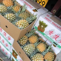又香又甜味道浓郁云南红河香水菠萝