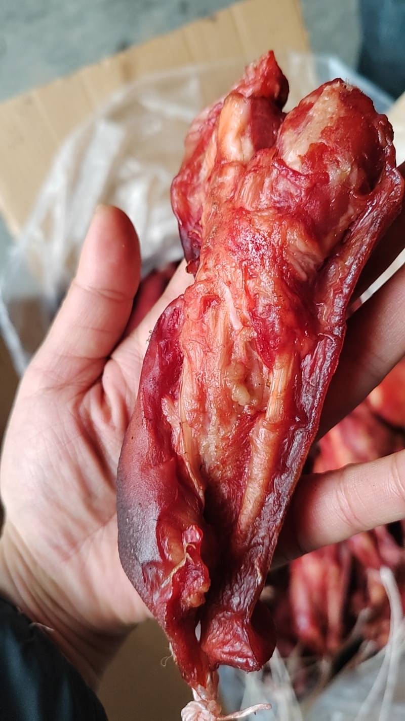 （腊肉）烟熏猪拱嘴一件50斤