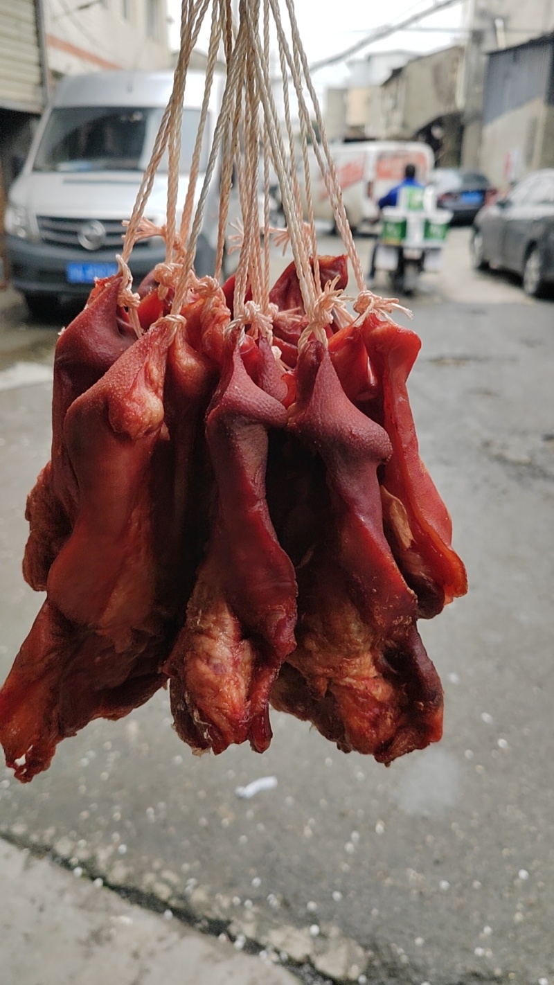 （腊肉）烟熏猪拱嘴一件50斤
