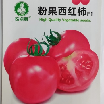 老品种-粉果西红柿种子沙瓤果肉厚中早熟生长型